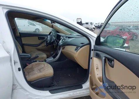 2012 Hyundai Elantra Gls from USA, damaged, VIN 5NPDH4AE5CH133419